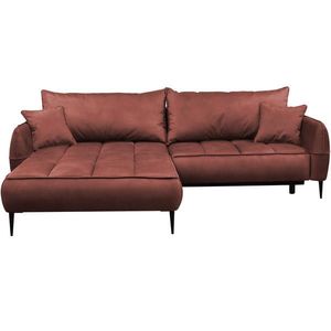 MID.YOU ROHOVÁ SEDAČKA, textil, koralová vyobraziť