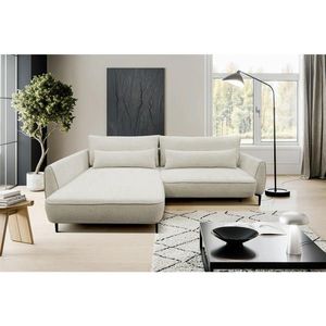MID.YOU ROHOVÁ SEDAČKA, textil, krémová vyobraziť