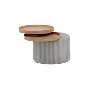 Livetastic PRÍRUČNÝ STOLÍK, svetlosivá, textil, 50/45 cm vyobraziť