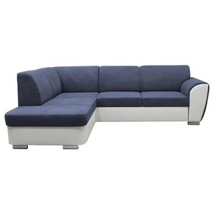MID.YOU ROHOVÁ SEDAČKA, textil, modrá, biela vyobraziť