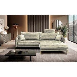 MID.YOU ROHOVÁ SEDAČKA, textil, krémová vyobraziť