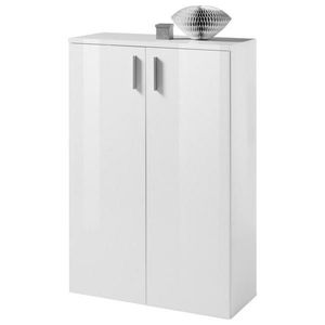 Carryhome SKRINKA NA TOPÁNKY, biela, 80/120/35 cm vyobraziť