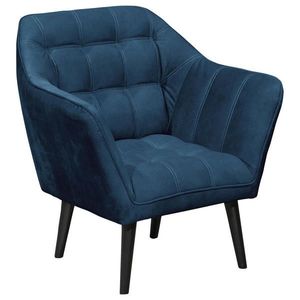 MID.YOU KOKTAILOVÉ KRESLO, textil, kompozitné drevo, modrá vyobraziť