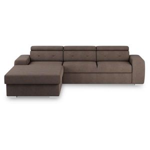 MID.YOU ROHOVÁ SEDAČKA, textil, hnedá vyobraziť