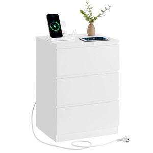 Boxxx NOČNÝ STOLÍK, biela, 40/59/35 cm vyobraziť