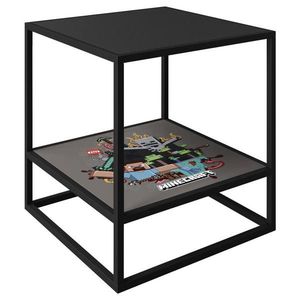 Minecraft PRÍRUČNÝ STOLÍK, čierna vyobraziť