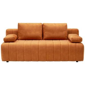 Xora ROZKLADACIA POHOVKA, textil, hrdzavá vyobraziť