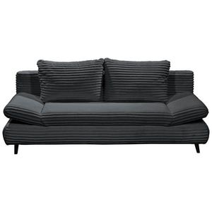 MID.YOU ROZKLADACIA POHOVKA, textil, čierna vyobraziť
