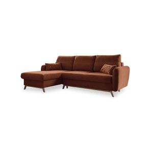 MID.YOU ROHOVÁ SEDAČKA, textil, terakotová vyobraziť