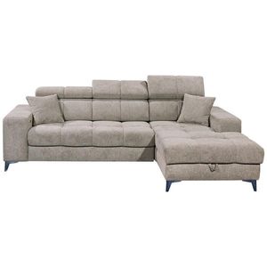 MID.YOU ROHOVÁ SEDAČKA, textil, sivohnedá vyobraziť