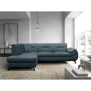 MID.YOU ROHOVÁ SEDAČKA, textil, modrá vyobraziť
