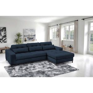 Livetastic ROHOVÁ SEDAČKA, textil, tmavomodrá vyobraziť