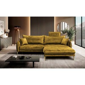 MID.YOU ROHOVÁ SEDAČKA, textil, horčicovožltá vyobraziť