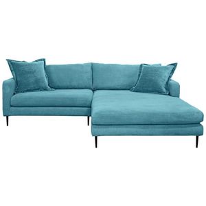 P & B ROHOVÁ SEDAČKA, textil, svetlomodrá vyobraziť