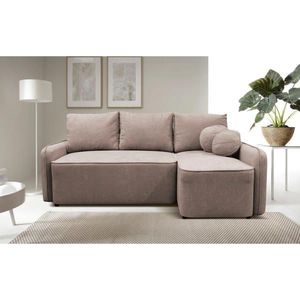 MID.YOU ROHOVÁ SEDAČKA, textil, ružová vyobraziť