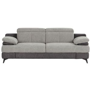 Livetastic TROJMIESTNA POHOVKA, textil, svetlosivá, tmavosivá vyobraziť