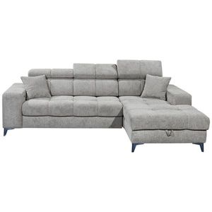 MID.YOU ROHOVÁ SEDAČKA, textil, svetlosivá vyobraziť