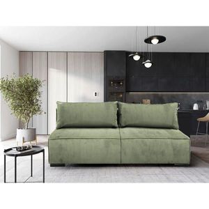 MID.YOU ROZKLADACIA POHOVKA, textil, mätovozelená vyobraziť