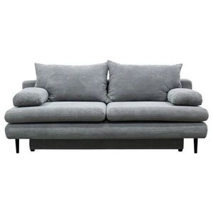 P & B ROZKLADACIA POHOVKA, textil, svetlosivá vyobraziť