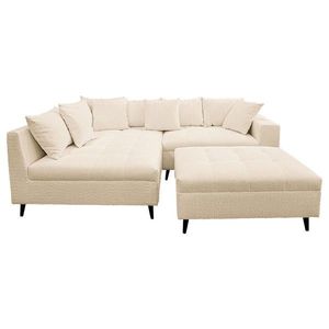 MID.YOU ROHOVÁ SEDAČKA, textil, béžová vyobraziť