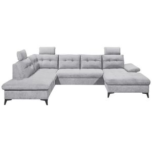 MID.YOU SEDACIA SÚPRAVA, textil, svetlosivá vyobraziť