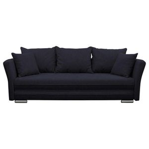 MID.YOU ROZKLADACIA POHOVKA, textil, čierna vyobraziť