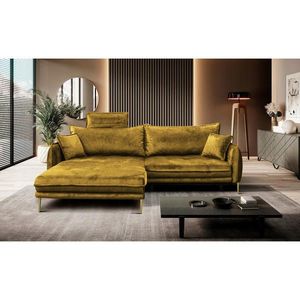 MID.YOU ROHOVÁ SEDAČKA, textil, horčicovožltá vyobraziť