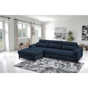 Livetastic ROHOVÁ SEDAČKA, textil, tmavomodrá vyobraziť