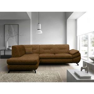 MID.YOU ROHOVÁ SEDAČKA, textil, hnedá vyobraziť