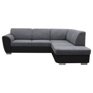 MID.YOU ROHOVÁ SEDAČKA, textil, sivá, čierna vyobraziť