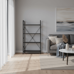 Signal Regál LOFT 4 | čierna vyobraziť