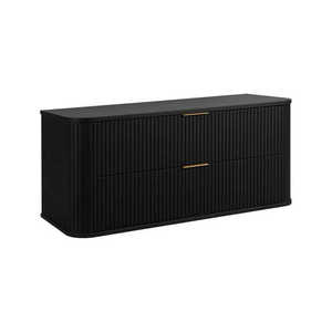 Elvisia Skrinka pod umývadlo ELEGANCE Black | 120 cm vyobraziť