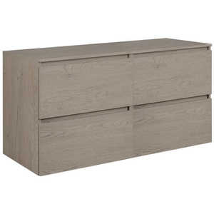 Elvisia Skrinka pod umývadlo s doskou SIMPLE Dark oak D120/1 | 120 cm vyobraziť