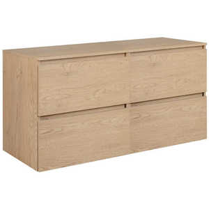 Elvisia Skrinka pod umývadlo s doskou SIMPLE Light oak D120/1 | 120 cm vyobraziť