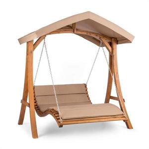 Blumfeldt Bermuda, záhradná hojdačka, 130 cm, 2 sedadlá, slnečná plachta vyobraziť