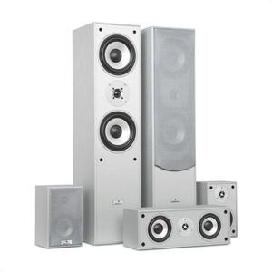 Auna surround reproduktorové boxy, sada, domáce kino, 335 W, RMS, strieborná farba vyobraziť