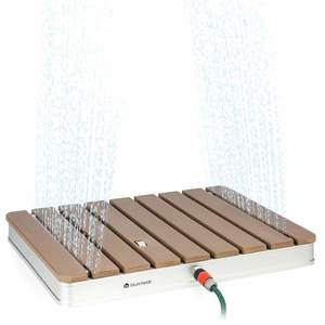 Blumfeldt Sumatra Breeze Square, záhradná sprcha, WPC, hliník, 70x55, hranatá vyobraziť