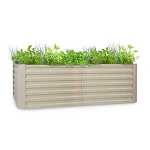 Blumfeldt High Grow Straight, vyvýšený záhon, 200 x 60 x 100 cm, 1200 l, oceľ vyobraziť