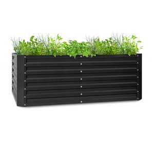 Blumfeldt High Grow Straight, vyvýšený záhon, 200 x 60 x 100 cm, 1200 l, oceľ vyobraziť