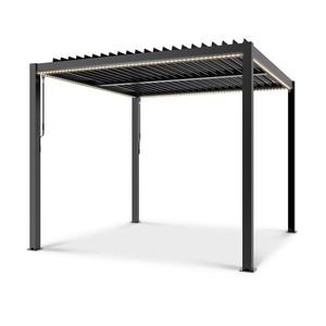 Blumfeldt Pantheon Climax Ambient, altánok, 3 x 3 m, 4 rohové stĺpiky, bioklimatická strecha vyobraziť