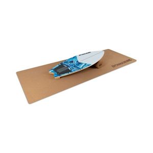 BoarderKING Indoorboard Wave, balančná doska, podložka, valec, drevo/korok vyobraziť