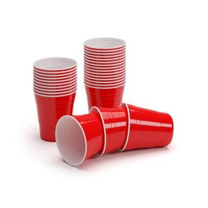 BeerCup Nadal 10 Oz, červené párty poháre, US-College Style, 295 ml, znovu použiteľné vyobraziť