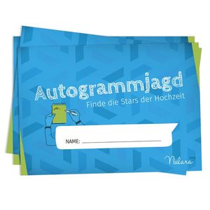 Spielehelden Lov na autogramy 10 otázok o vlastnostiach 50 ks. DIN A5 hravá potlač vyobraziť