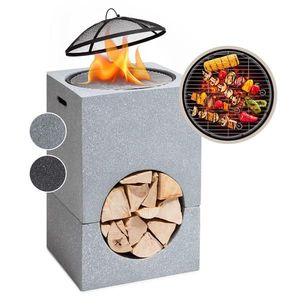 Blumfeldt Monolith, ohnisko s grilom, MgO a oceľový plášť, lapač iskier vyobraziť
