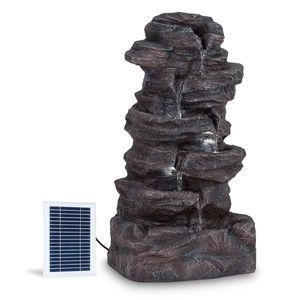 Blumfeldt Stonehenge XL, solárna fontána, LED osvetlenie, polyresin, lítium-iónová batéria vyobraziť