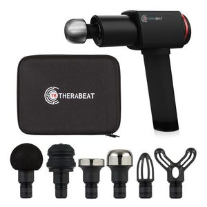 Therabeat Tofta, masážna pištoľ, neoprénová rukoväť, 220 W, 1300 - 3300 ot./min 6 úrovní 6 nástavcov vyobraziť