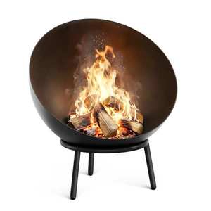 Blumfeldt Fireball nízke ohnisko | Odolné voči korózii | Odolné voči prevráteniu | Robustné | 66 cm | Čierne vyobraziť