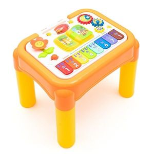 Baby Mix Multifunkčný hudobný vzdelávací stolík 3v1, žltá vyobraziť