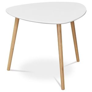Konferenčný stolík 55 x 55 cm, biela, M vyobraziť