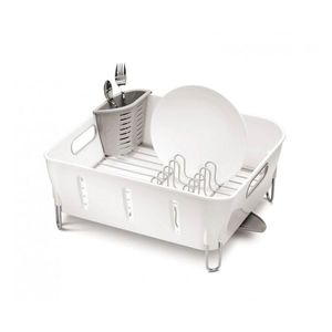 Simplehuman Odkvapkávač na riad Simplehuman - Compact, biely plast vyobraziť